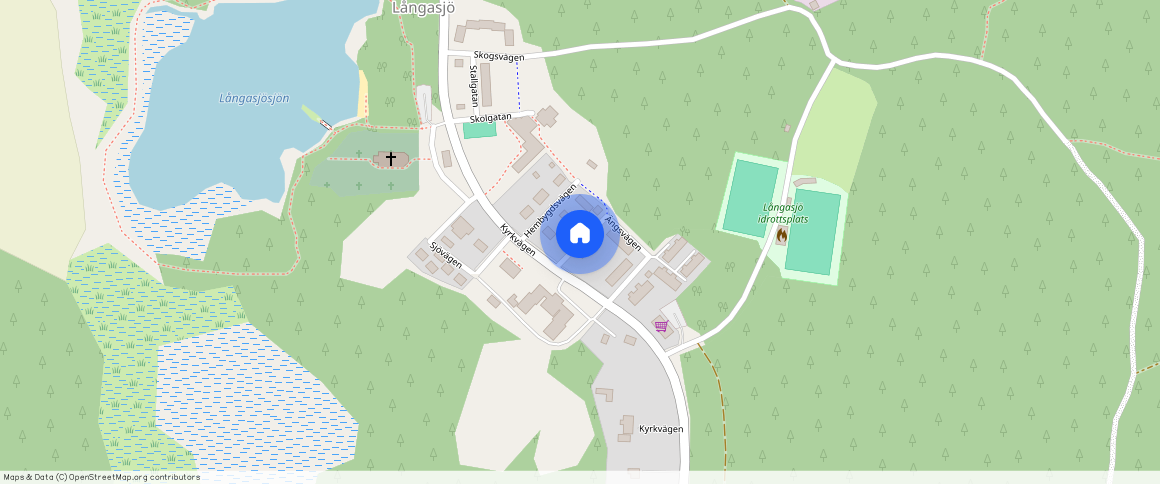 Ängsvägen, Långasjö