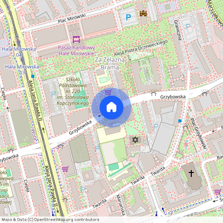 ul. Grzybowska, Śródmieście Północne, Śródmieście, Warszawa, mazowieckie