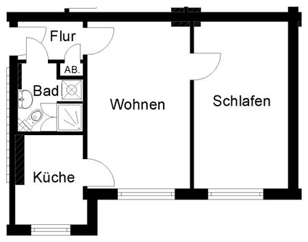 Mehr als gewohnt - Schöne 2-Zimmerwohnung in Wuppertal-Elberfeld - Photo 2