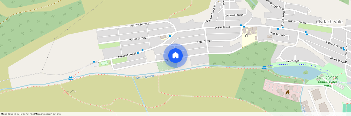 Park Street, Park Street Tonypandy, Clydach Vale, CF40