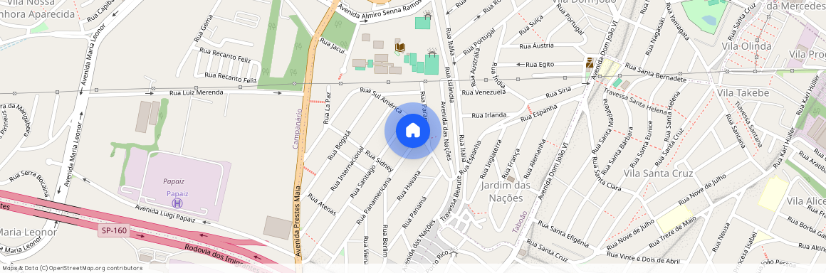 Rua Panamericana 589, Diadema, Diadema - SP, 09930-200, Brazil