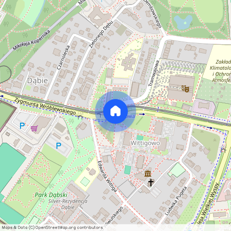 ul. Zygmunta Wróblewskiego, Dąbie, Śródmieście, Wrocław, dolnośląskie