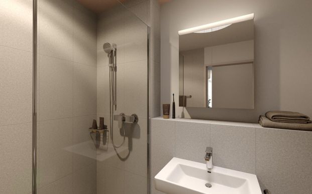 "Moderne 1.5 Zimmerwohnung direkt am Bahnhof Horgen Oberdorf" - Photo 1