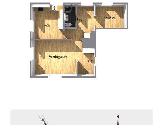 Djurgårdsvägen 5 B - Foto 1