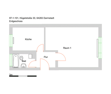 Helle 1-Zimmer-Wohnung freut sich auf Ihren Einzug! - Foto 4