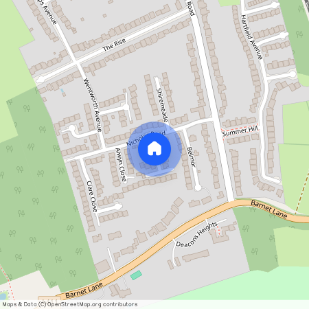 Hadley Close Elstree, Elstree, Borehamwood, Hertfordshire, WD6