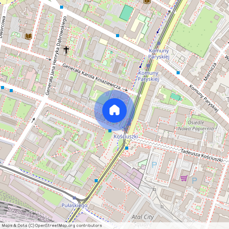 pl. Tadeusza Kościuszki, Przedmieście Oławskie, Krzyki, Wrocław, dolnośląskie