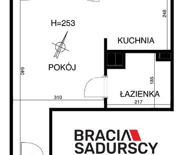 Mieszkanie Kraków Wzgórza Krzesławickie powierzchnia 25.0 m² C206-W... - Zdjęcie 1