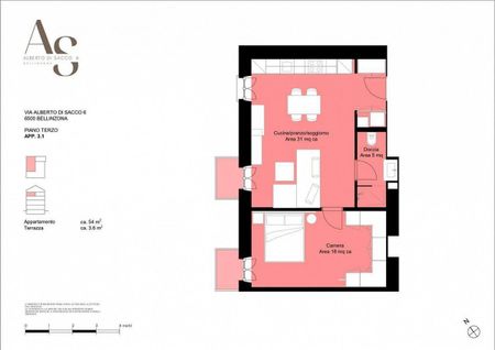 2,5 komplett saniert in Bellinzona - Foto 5