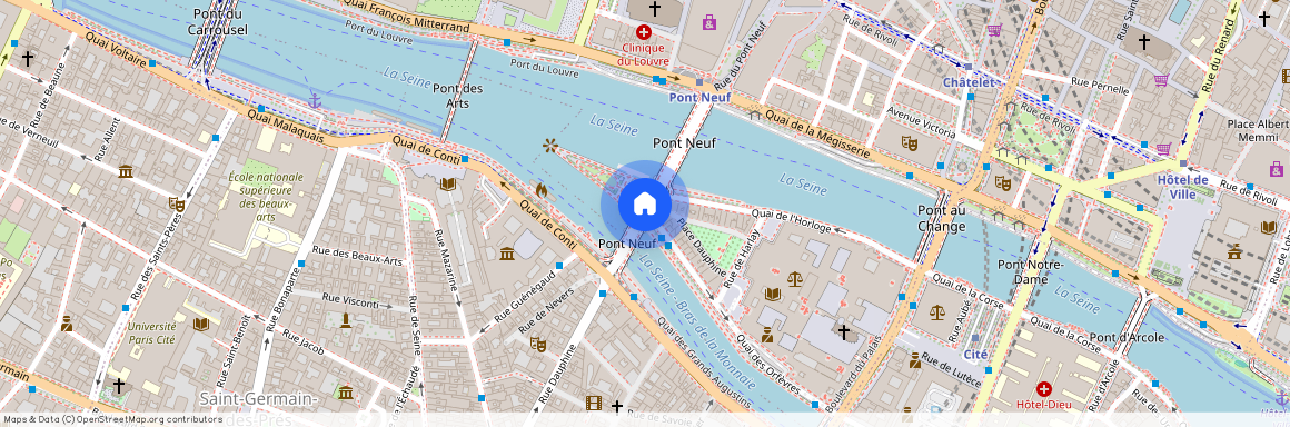 Quai des Orfèvres &Place du Pont Neuf 75001 Paris (1er arrondissement)