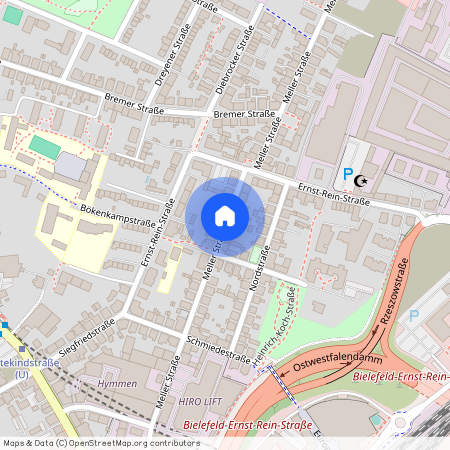 Meller Str., 33613 Bielefeld - Bielefeld (Innenstadt)