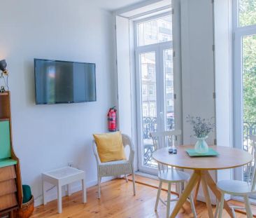 Studio for rent in Porto, furnished, balcony available. - Photo 3