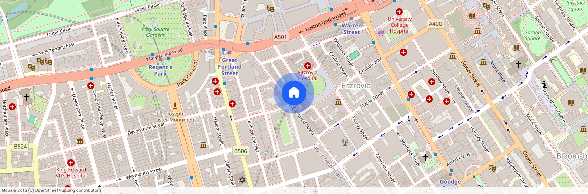 Fitzroy Mews, Fitzrovia, W1T