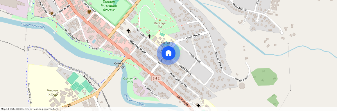 Wood Street, Paeroa, Hauraki