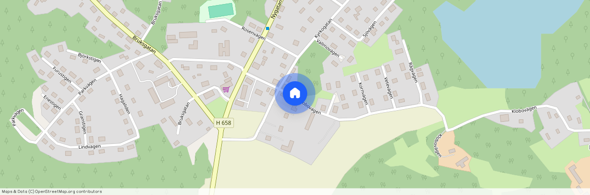 Klobovägen, Fågelfors