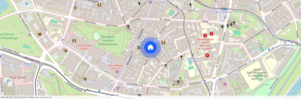 ul. Rybaki, Centrum, Stare Miasto, Poznań, wielkopolskie