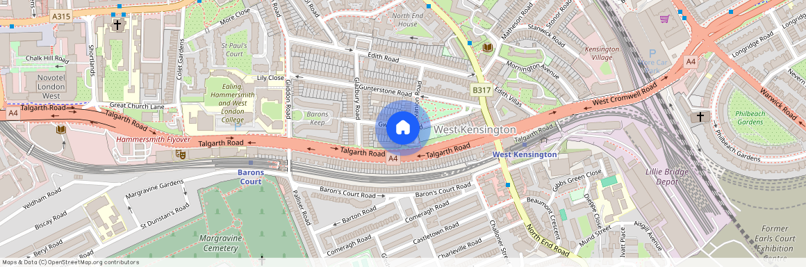 Gwendwr Road, London, W14