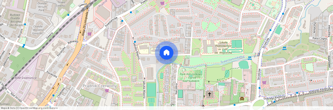 ul. Sudolska, Prądnik Czerwony, Prądnik Czerwony, Kraków, małopolskie