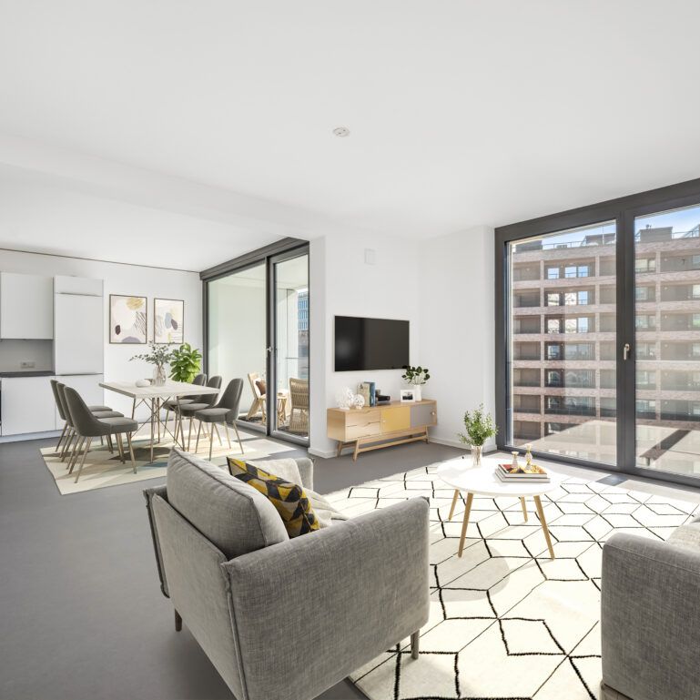 Live Elevated – Charmantes 3-Zimmer-Apartment mit Loggia im exklusiven Colonnades - Photo 1