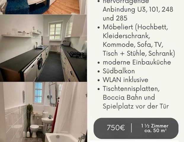 Untermieterin gesucht - Wohnung Nähe Breitenbachplatz - Foto 1
