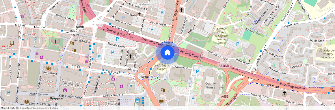 at New York Square, 519 Rhodes East, Quarry Hill LS2