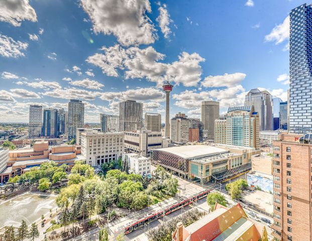 Amazing Downtown View of Spacious 1-bedroom/bath Suite | 221 6 Ave SE, Calgary - Photo 1