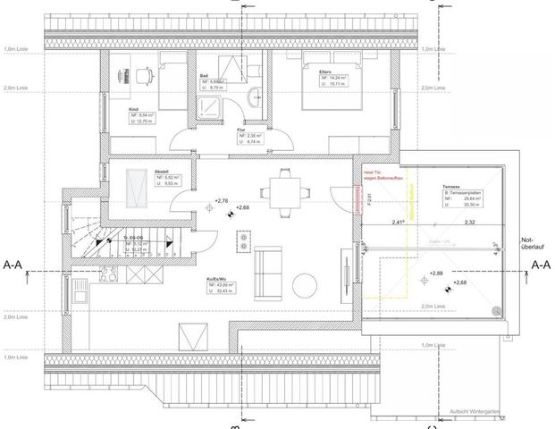 3-Zimmer-Dachgeschosswohnung - Photo 1