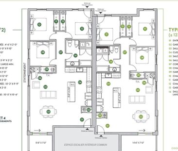 Condo 3 Chambres à Louer - Photo 2