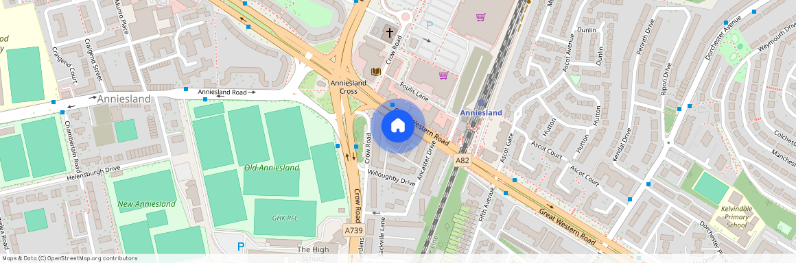 Great Western Road, Anniesland Cross G13