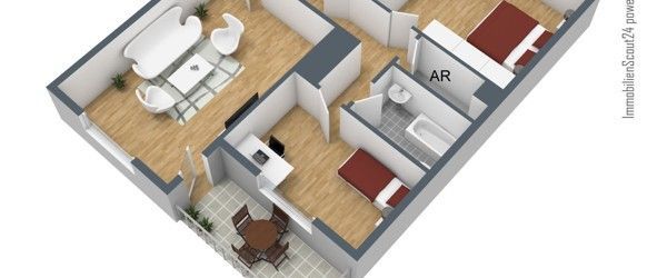 Umfassend sanierte Wohnung im iydillischen Berghofen zu vermieten - Foto 1