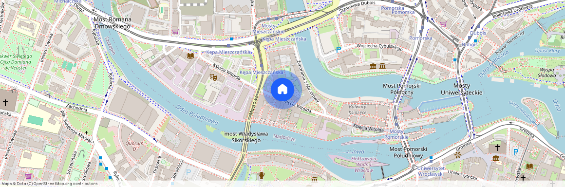 ul. Wrocław, Stare Miasto, Księcia Witolda, Nadodrze, Śródmieście, Wrocław, dolnośląskie