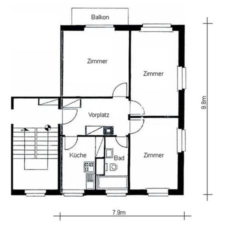 Zürich-Schwamendingen helle und schöne Wohnung befristet bis 30.09.27 - Photo 5