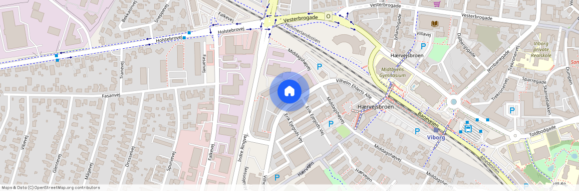 Vilhelm Ehlerts Alle 19G, st. 2, 8800 Viborg