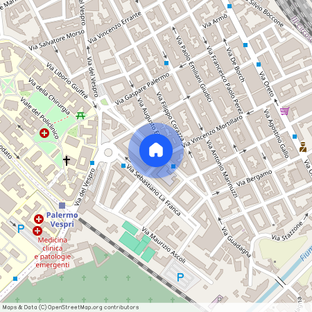 Oreto - Perez, Via Rocco Jemma, 73, Palermo