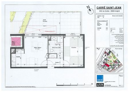 Appartement T2 à louer Acigne - 39 m² - Photo 5