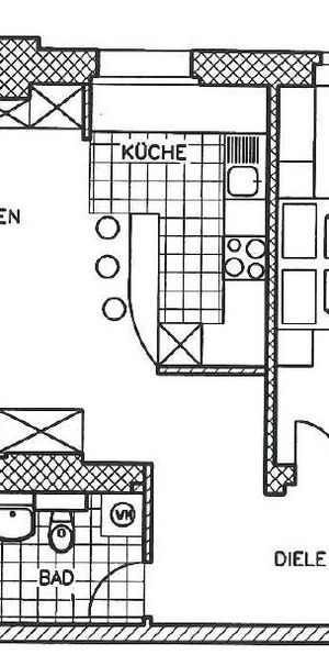 Nahe dem Großen Garten - Gemütliche 2-Zimmerwohnung mit Balkon - Photo 1