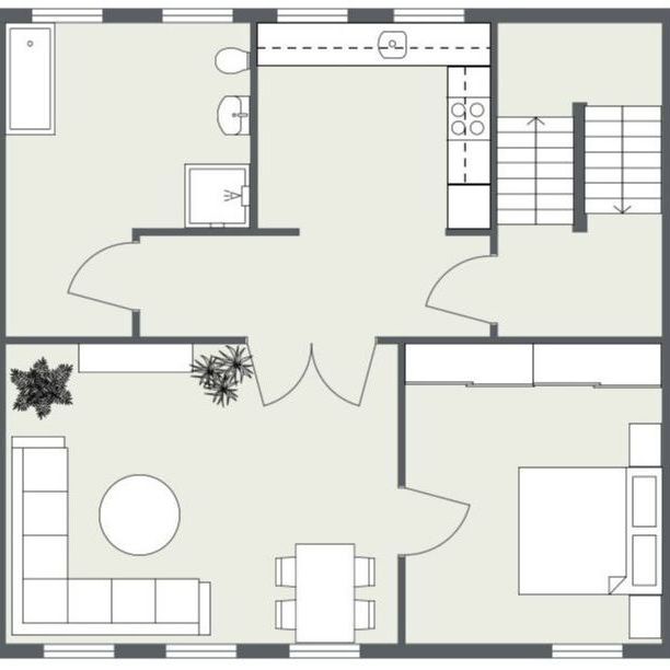 Erstbezug 2-Zimmer-Wohnung im Zentrum von Groitzsch - Foto 1