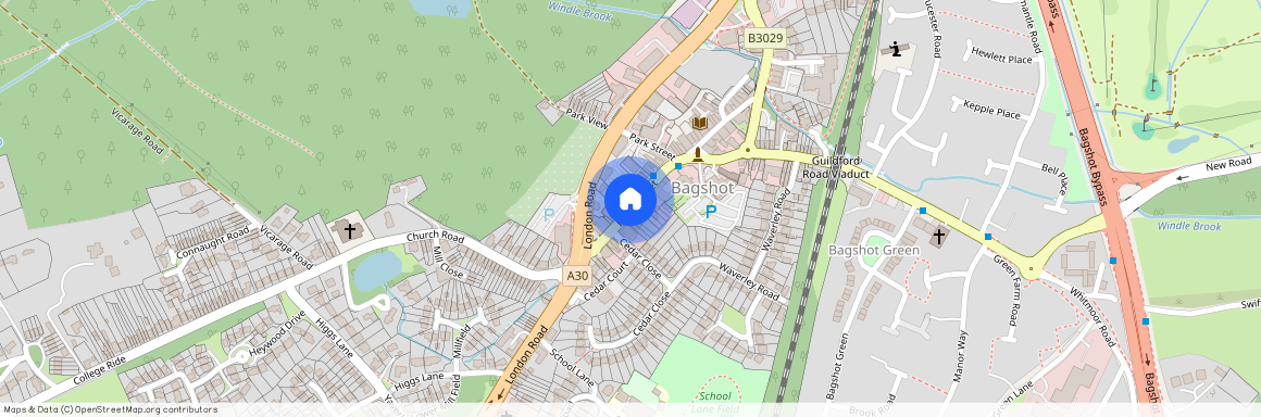 High Street, Bagshot GU19