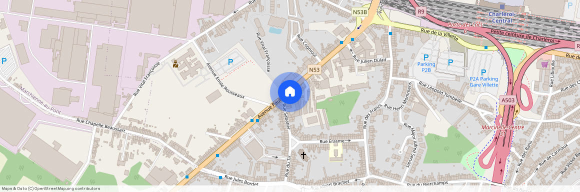 Avenue Paul Pastur, 105, 021, 6001, Marcinelle