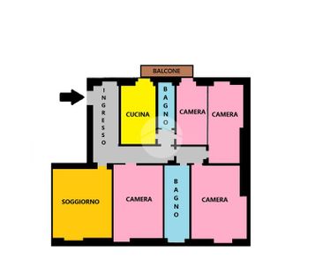 5 locali in affitto - Photo 4