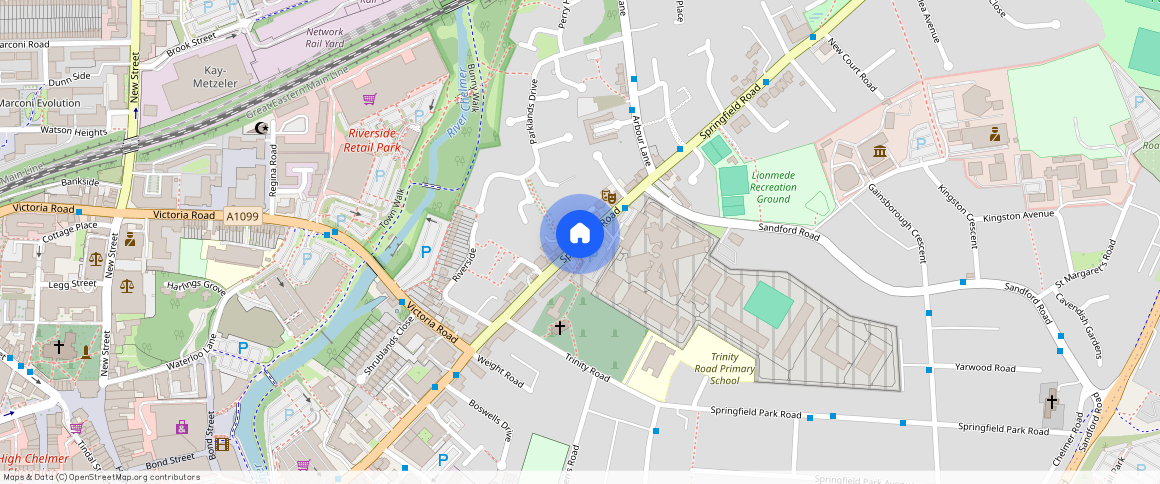 Flat 34 Rosebery House Springfield Road, Chelmsford, CM2 6ZP