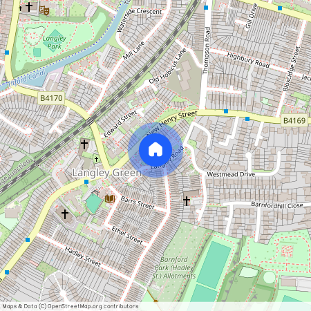 Langley Road, Oldbury B68