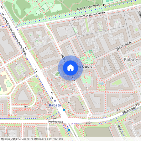 Warszawa, Ursynów, Ursynów, Kabaty, Melchiora, Wańkowicza