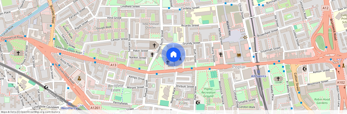 Annabel Close, Canary Wharf