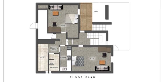 Room 2, Basement Flat 47/48 St John Street, Oxford OX1 2LQ - Photo 3