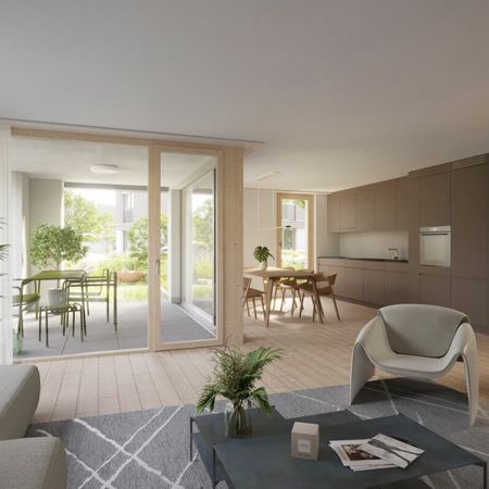 3.5-room new construction apartment, development "Wohnpark Oberdorf" - Photo 3