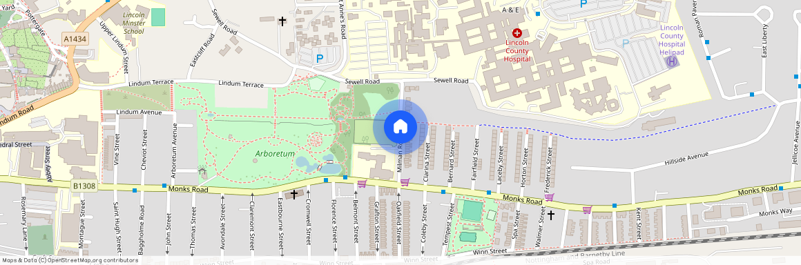 Milman Road Lincolnshire, Lincoln LN2