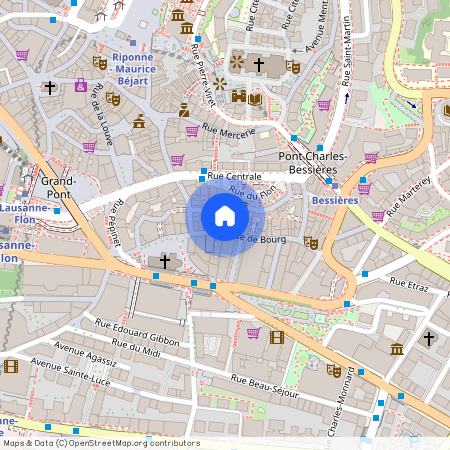 1003, Lausanne, Rue de Bourg, 15