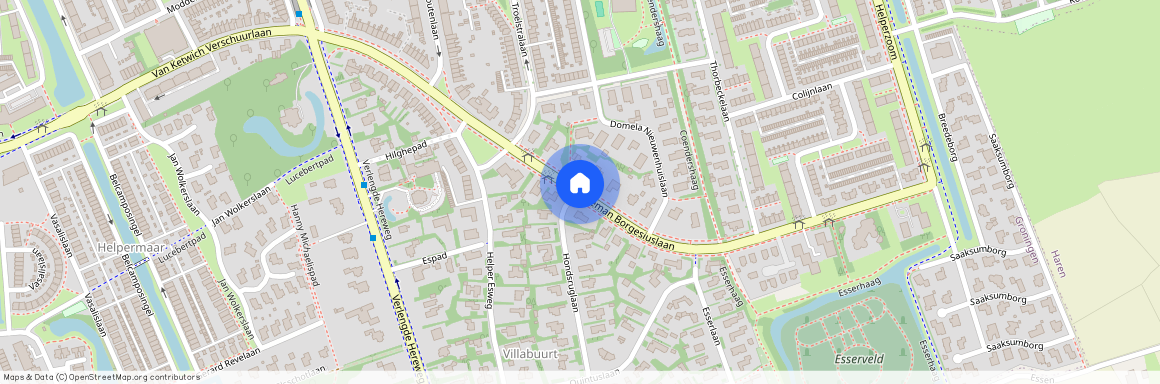 Villabuurt, 9722 RD, Goeman Borgesiuslaan, Groningen