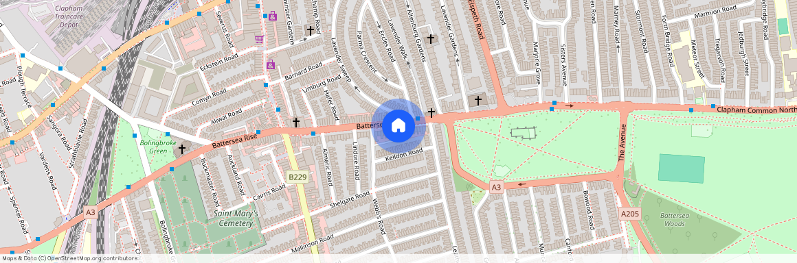 Battersea Rise, London